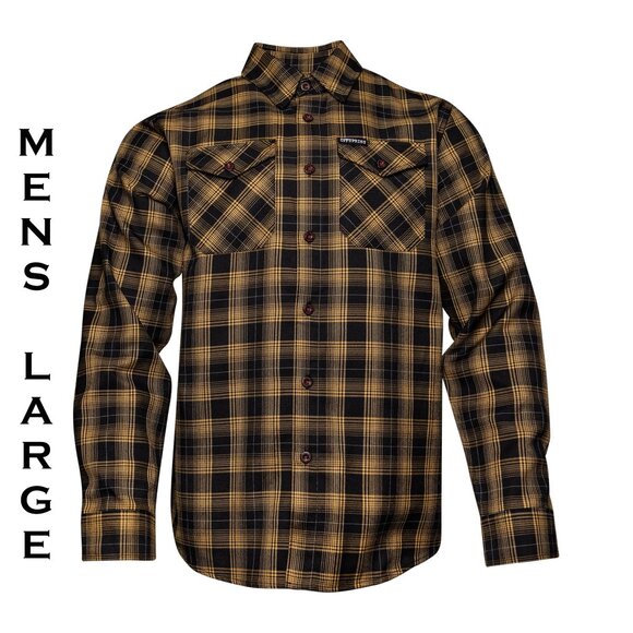 DIXXON FLANNEL x THE OFFSPRING Collab - SMASH Flannel Shirt - Men's Large - Picture 1 of 11